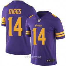 Stefon Diggs Minnesota Vikings Mens Authentic Purple Color Rush Jersey Bestplayer